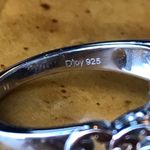 Natural Pink Garnet Pink Sapphire Sterling Silver Ring Photo 6