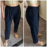 Urban Outfitters Navy Blue Pinstripe Trousers Pants Photo 1