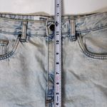 Cotton On  Blue High Straight Bermuda Distressed Jean Shorts Size 6 Photo 12