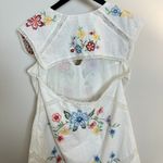 Free People Willow Embroidered Lace Minidress in Ivory Size Medium Photo 7
