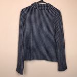 Max Studio NWT Women’s Houndstooth Soft Black Gray One-Button Blazer Photo 3
