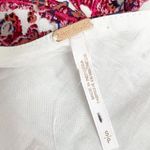 Free People NEW Nomad One Shoulder Red White Floral Boho Dress Size Small NWOT Photo 7