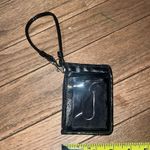 Coach Small Leopard Wristlet in Black Photo 4