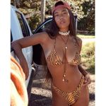 Free People Katie Leather Shell Choker NWT Layered Necklace Beach Bohemian Surf Photo 9