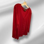 Carole‎ Little II Red Cardigan Sweater Size 20W Photo 3