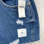 Old Navy  Mid-Rise Boyfriend Short Jean Shorts Womens 2 Blue Distressed NEW Photo 2