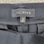 Talbots  Womens Pants 12 Black‎ Wide Leg Cropped Career Business Office Dress Photo 2