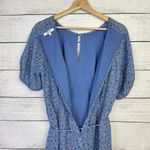 Madewell Tassel-Tie Mini Dress in Calico Floral Blue Size 6 Summer Coquette Girl Photo 7