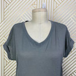 Sweaty Betty Ab Crunch V-Neck T-Shirt Grey Photo 1