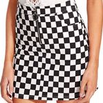 Checkered Pencil Skirt Black Photo 0