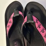 Lauren Ralph Lauren Pink and Black Wedge Shoe fits size 7 Photo 6