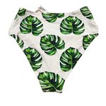 Cupshe Monstera High Waisted Bikini Bottoms Size L NWT Photo 4