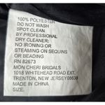 Montage Mon Cheri Black Polyester Formal Dress Fully Lined Beaded Lace Sz 16 Photo 3