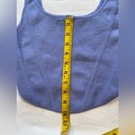 Aritzia , Wilfred purple crop top, handkerchief hem,‎ scoop neck, size S Photo 4