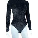 Vintage 90’s ESCADA Textured Long Sleeve Bodysuit Black Photo 1