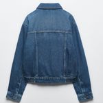 ZARA CROPPED DENIM JACKET Photo 5