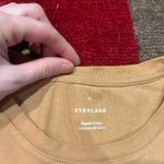 Everlane Mustard Yellow Short Sleeve Pocket Tee Shirt Top Organic Cotton Medium Photo 1