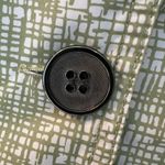 Faded Glory  Pale Green & White Geometric Belted Rain Coat Size XL (16-18) Photo 8