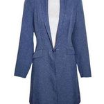 Reed Hill Vintage Blue Equestrian Day Coat Size 10 Blue Womens Equestrian Jacket Photo 0