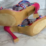 Cape Robbin  ladies colorful ankle tie high heels size 9 colorful cute Photo 7