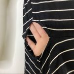American Eagle 3/$30 | Soft & Sexy Black & White Stripe Skater Dress S Photo 3