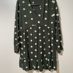 ZARA  Polka Dot V-Neck Dress Photo 2