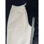 Madewell  Women's Ripped Knee‎ Baggy Straight Leg Jeans Raw Hem White Size 29 Photo 8