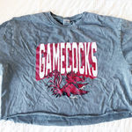 Gameday Couture Carolina Gamecocks Cropped Oversized Tee Crop Gray Size XL Photo 0