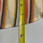 CHAPS  Womens XL‎ Striped Button Down Long Sleeve Gauze Tunic Top # Photo 6