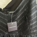 Club Monaco NEW Peplum Cami Chemise Tank Black Caviar Size Large Minimalist Photo 5