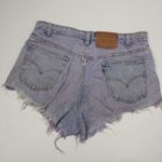 Levi's Vintage  550 distressed jean shorts with raw Photo 1