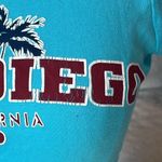 San Diego California Baby Doll Bright Blue T Shirt Photo 4