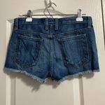 Current/Elliott π The Boyfriend Denim Frayed Hem Cutoff Shorts Photo 2