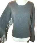 One Teaspoon • ONE X silver lining fringe sweater gray xxs Photo 1