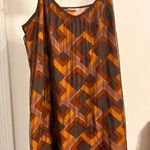 Fossil FINAL
PRICE  Brown Mesh Geometric Printed Dress Photo 0