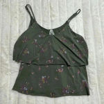 Mudd 🌼💙  Olive Green Tank Top Photo 0