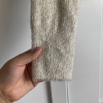 Happily Grey Cream Gold Sparkle Knit Scoop Neck Balletcore Boho Sweater XL Photo 3