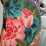 Farm Rio  Rosario Maxi Dress Bell Sleeves Festival S Boho Cottage Photo 8