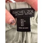 Rachel Zoe  Womens Large Wide Leg Crop Pants Green Mid Rise Pull On Coastal Flowy Photo 6