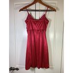 Taboo Y2K 90s  Mini Party Bodycon Red‎ Dress Small Bling Rhinestones Bubble Hem Photo 2