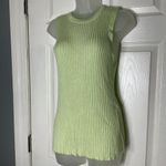 Topshop  Ribbed Knit Tank Green Photo 11