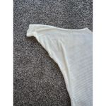 White Birch  Women's White Open Knit Oversized Top Size‎ Large Photo 3