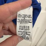 Free People Ruffled Tunic Tank Blue Asymmetrical V Photo 7