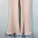Princess Polly Cream Soft Ribbed Twist Waist Super Flared Pull On Pants Size 0 Photo 3