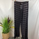 Jordan Taylor  Black Sheer Swim Suit Beach Pool Cover Up Pants M NEW Photo 1