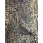 Chico's Metallic Bronze Snake Leaf Print Button Jacket Top Size 3 (L/XL) Photo 10