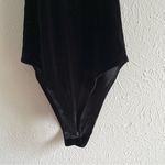 Abercrombie & Fitch Black Halter Neck Sleeveless Velvet Bodysuit Size S Photo 2