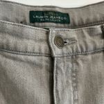 Ralph Lauren Lauren Straight Leg Jeans Gray Size 12 Photo 3