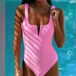 Beach Riot  Tropez One Piece Prism Pink, Size Small , $178 Photo 0
