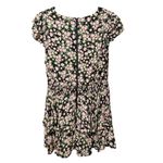 Alice + Olivia Mariska Black Pink Daisy Floral Ruffle Skort Romper Size 6 Photo 5